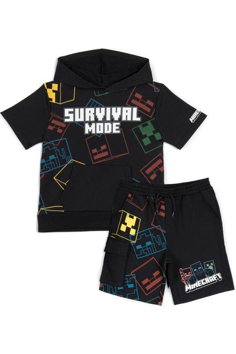 2-piece Hooded Tee And Shorts Set (toddler, Little Kid & Big Kid)