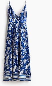 H&M Open-back Flared-skirt Dress