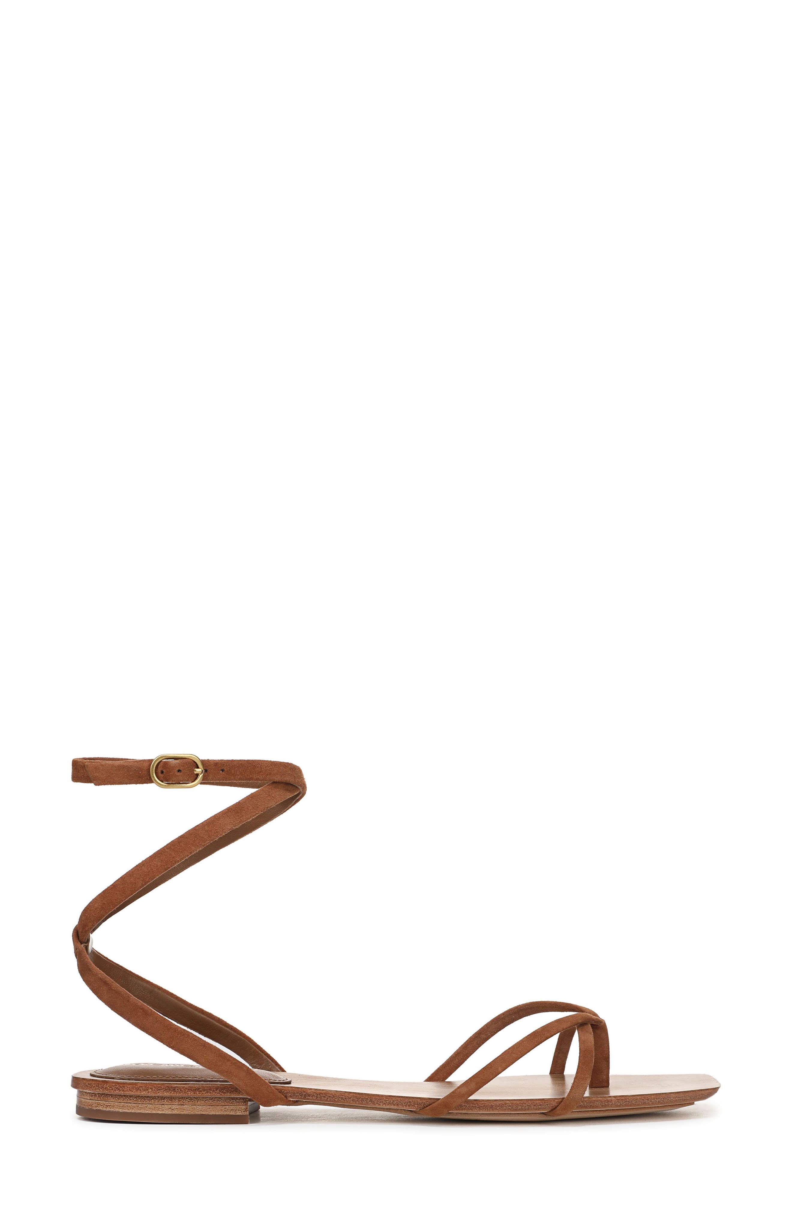 Veronica Beard Allegra Ankle Strap Sandal, Alternate, color, Hazelwood