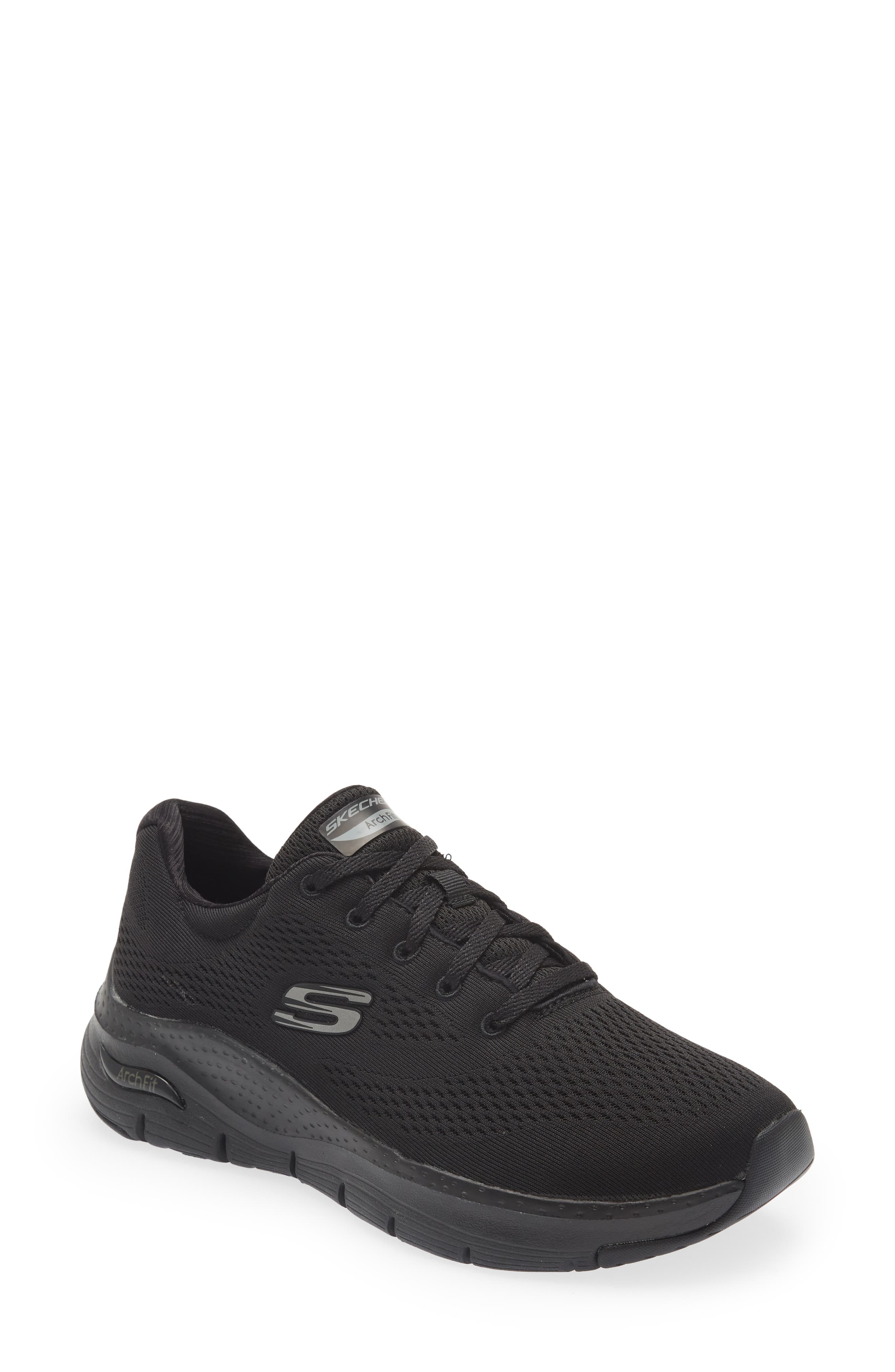 SKECHERS Arch Fit Knit Sneaker, Main, color, 