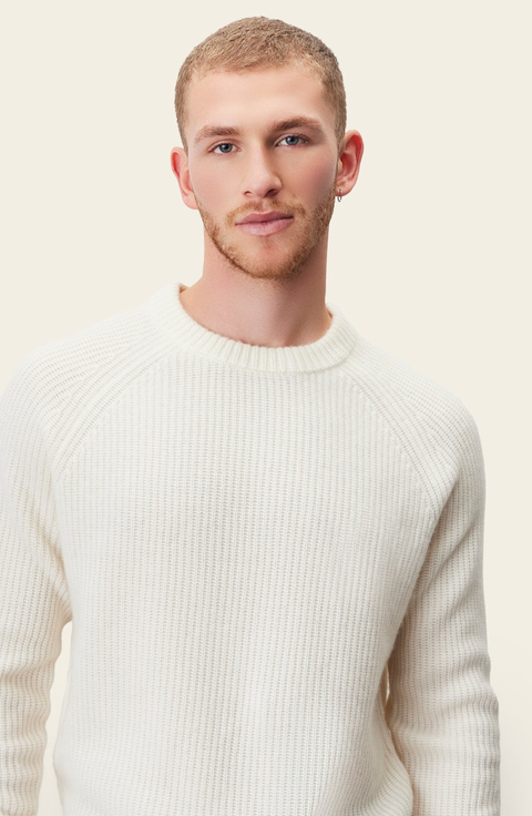 Aidan Chunky Cashmere Crewneck Sweater