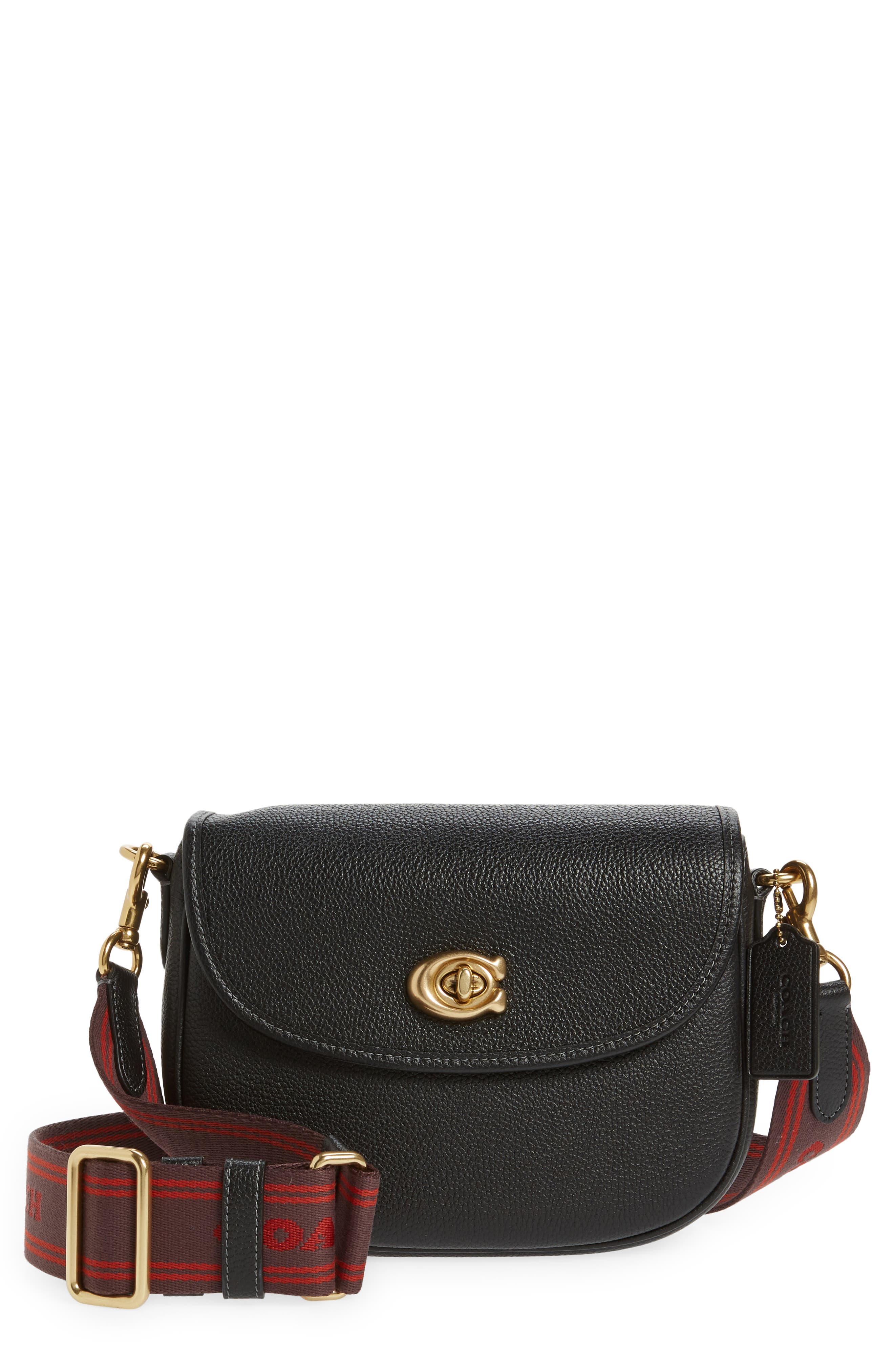 COACH Willow Pebble Leather Crossbody Bag, Main, color, 