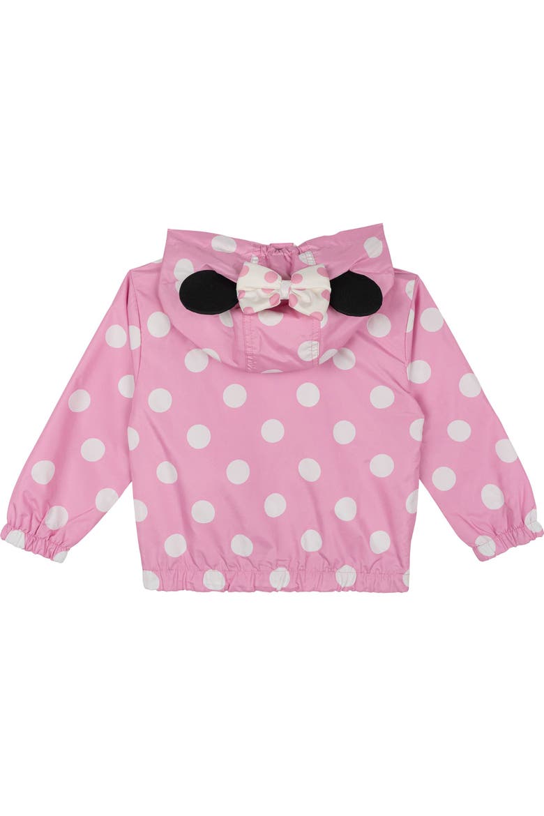 Minnie Mouse Hooded Windbreaker Jacket, Alternate, color, Minnie Mouse Light