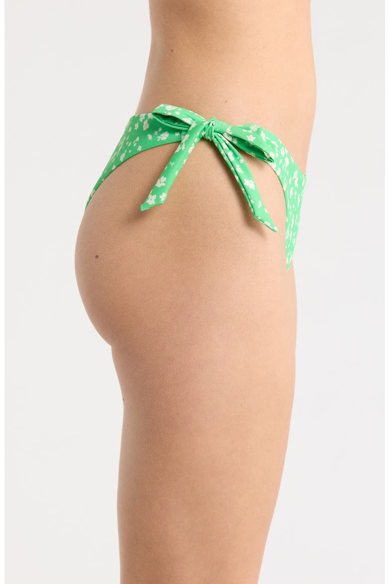 Surf Side Tie Side Bikini Bottoms, Alternate, color, LIGHT GREEN