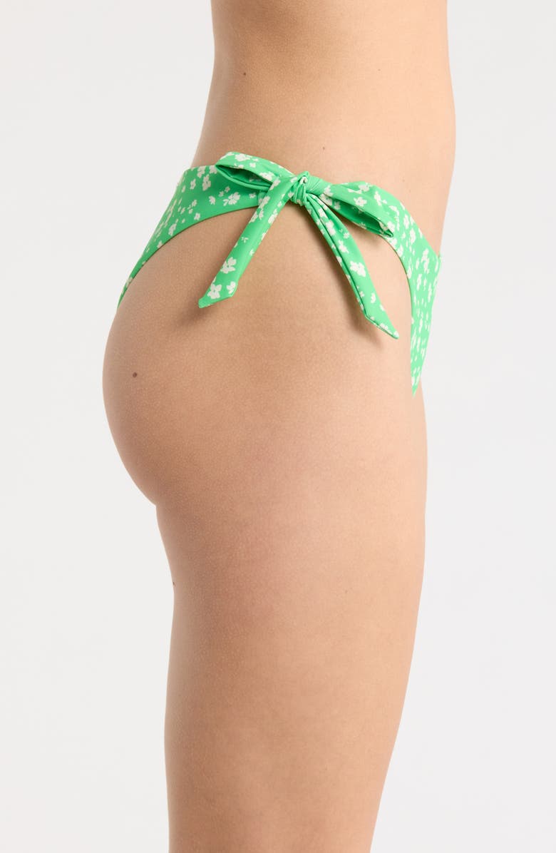 Rip Curl Surf Side Tie Side Bikini Bottoms, Alternate, color, Light Green