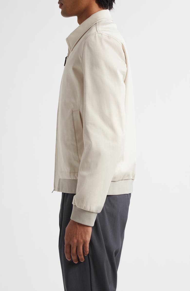 Herno Cotton Stretch Twill Bomber Jacket, Alternate, color,