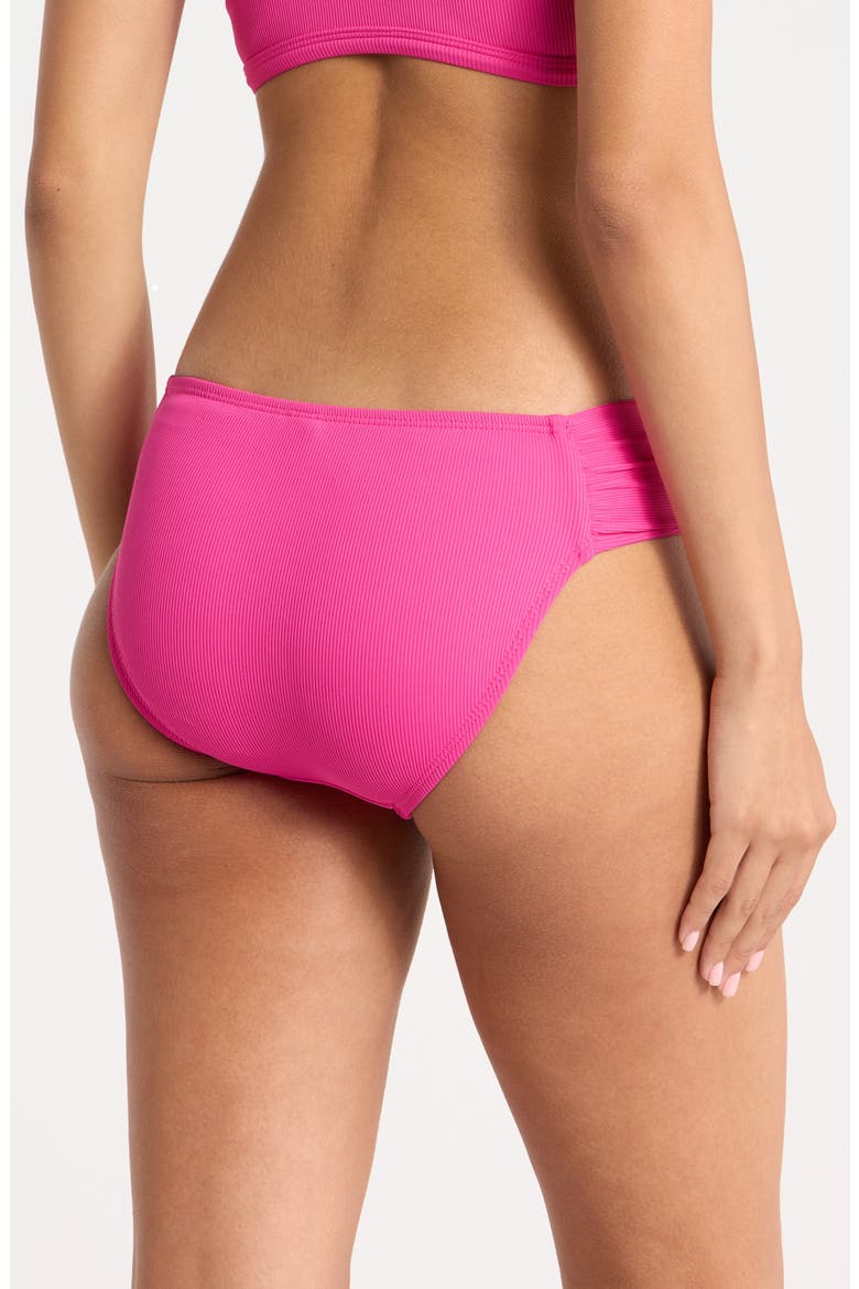 Amy Side Tab Bikini Bottoms, Alternate, color, DRAGON FRUIT