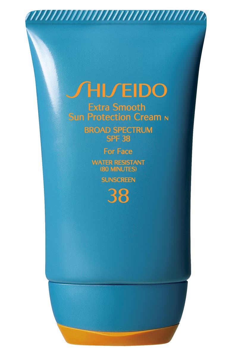 Shiseido Extra Smooth Sun Protection Cream Broad Spectrum SPF 38, Main, color, 