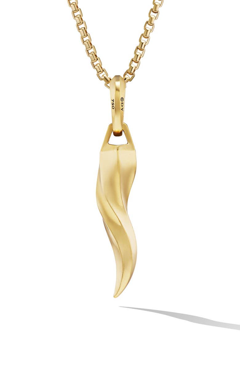 David Yurman Cornicello Amulet in 18K Yellow Gold, Alternate, color, 18K Gold
