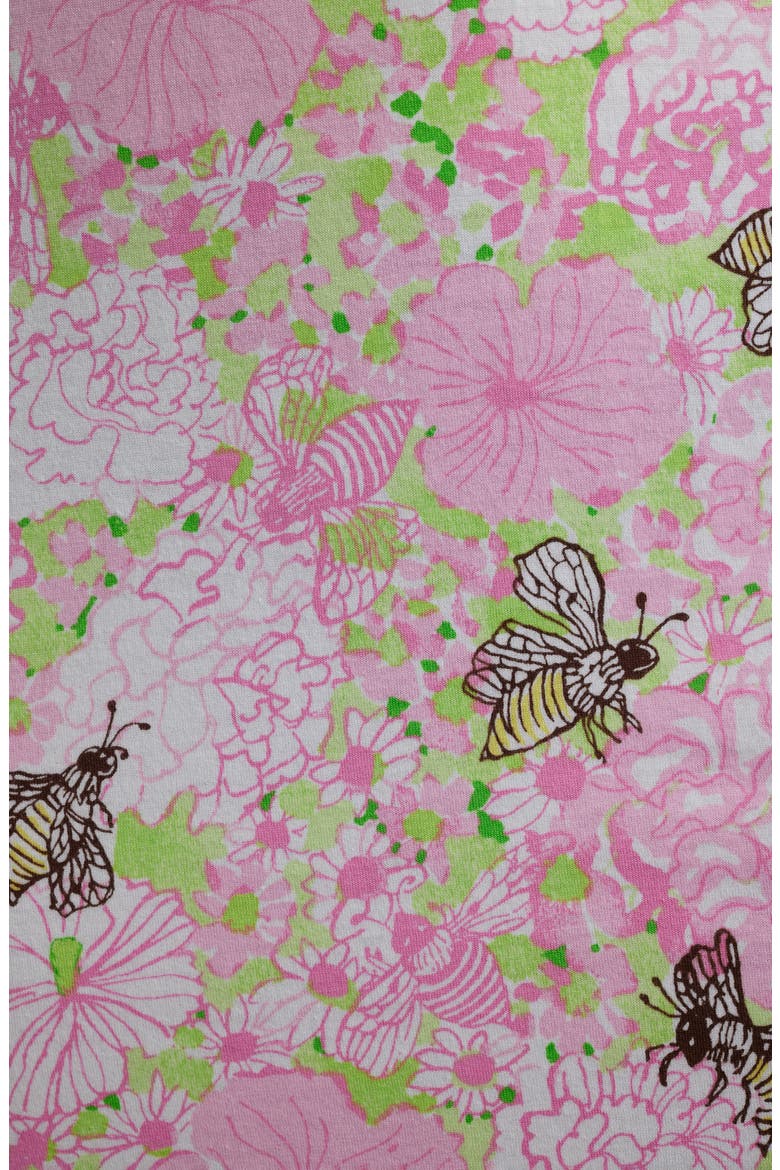 Dwyer Floral Print Sleeveless Dress, Alternate, color, PISTACHIO MACARON BEES KNEES