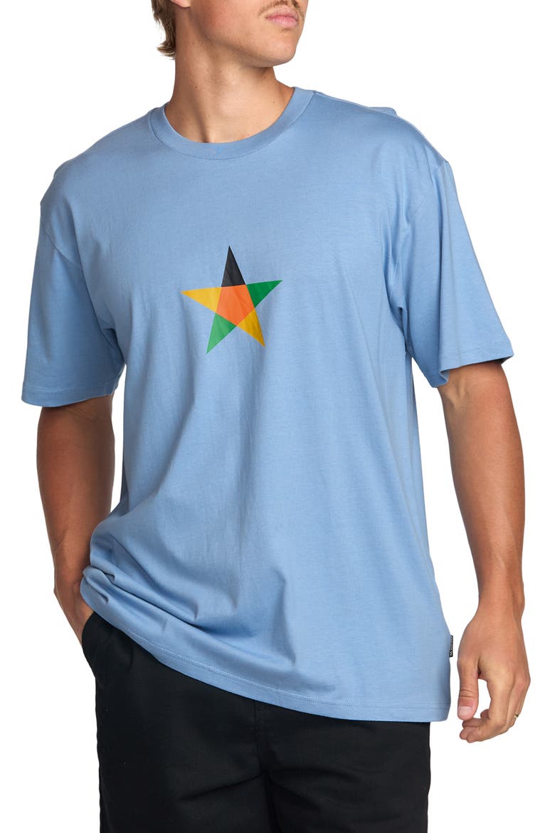 Star Graphic T-Shirt, Main, color, SKY
