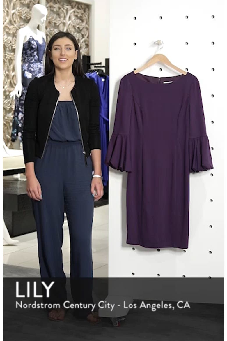 Bell Sleeve Sheath Dress video