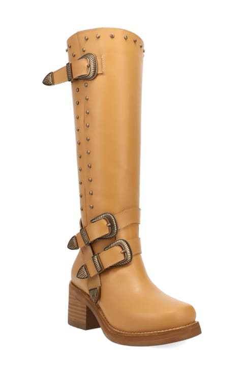 Fillmore Studded Knee High Boot