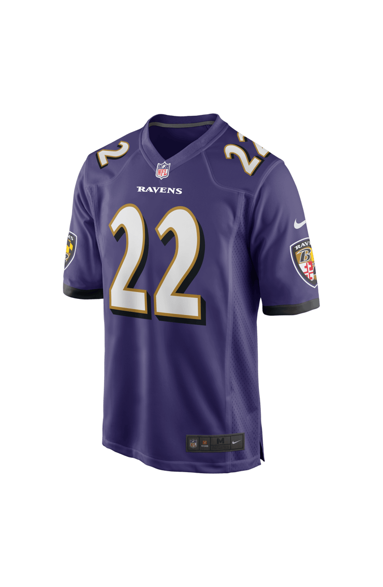 Nike Men's Nike Derrick Henry Purple Baltimore Ravens Game Player Jersey, Alternate, color, Purple