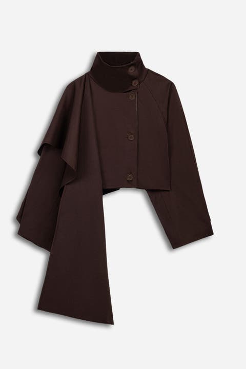 Stand Collar Trench Coat