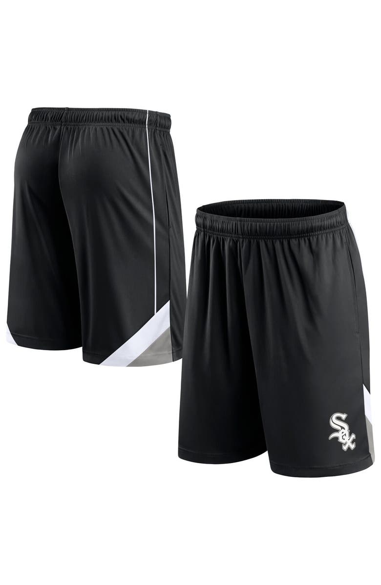 FANATICS Men's Fanatics Branded Black Chicago White Sox Slice Shorts, Main, color, 