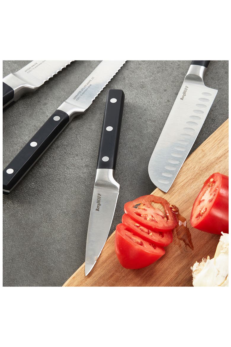 DiNA Gene 4-Piece Knife Set, Alternate, color, BLACK