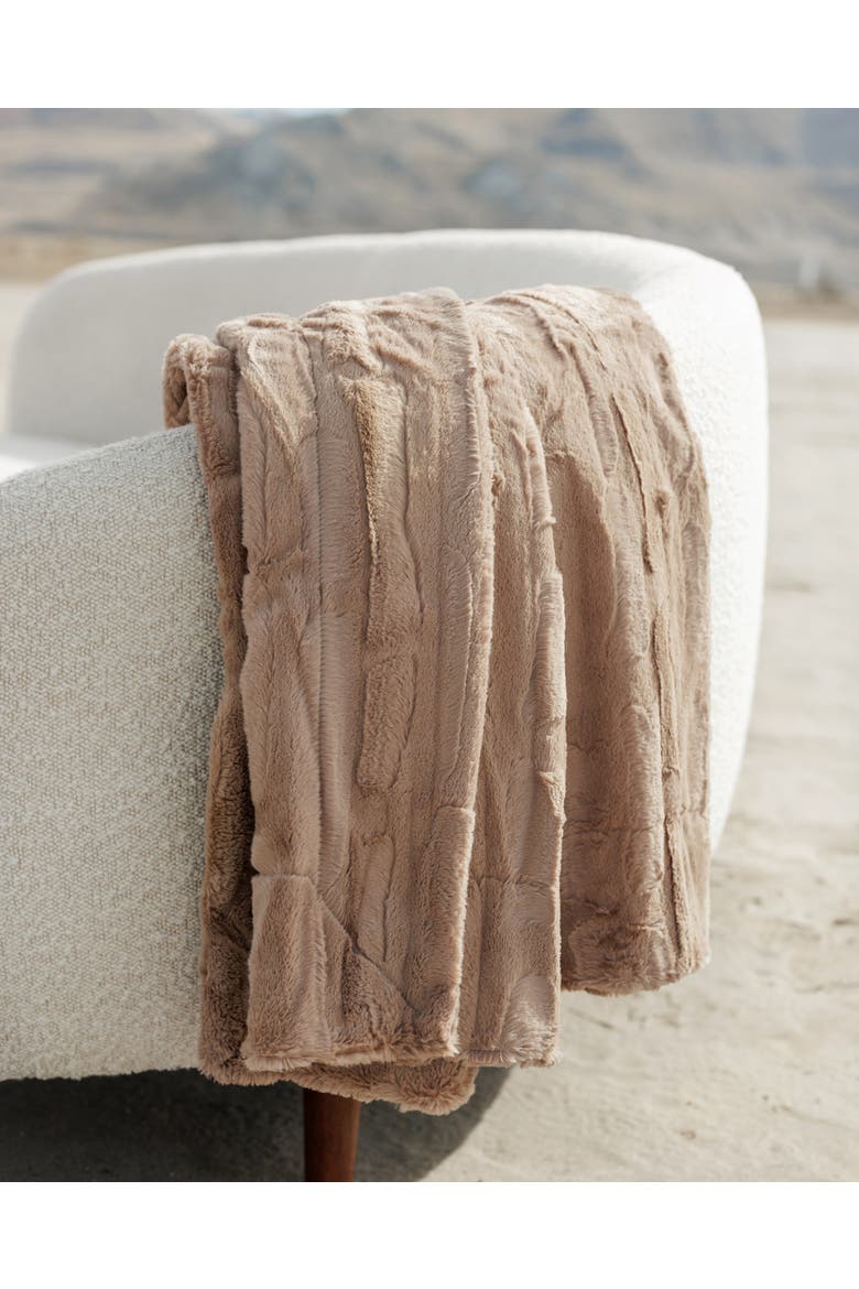Sorbet Milk Chocolate Blanket, Alternate, color, Brown