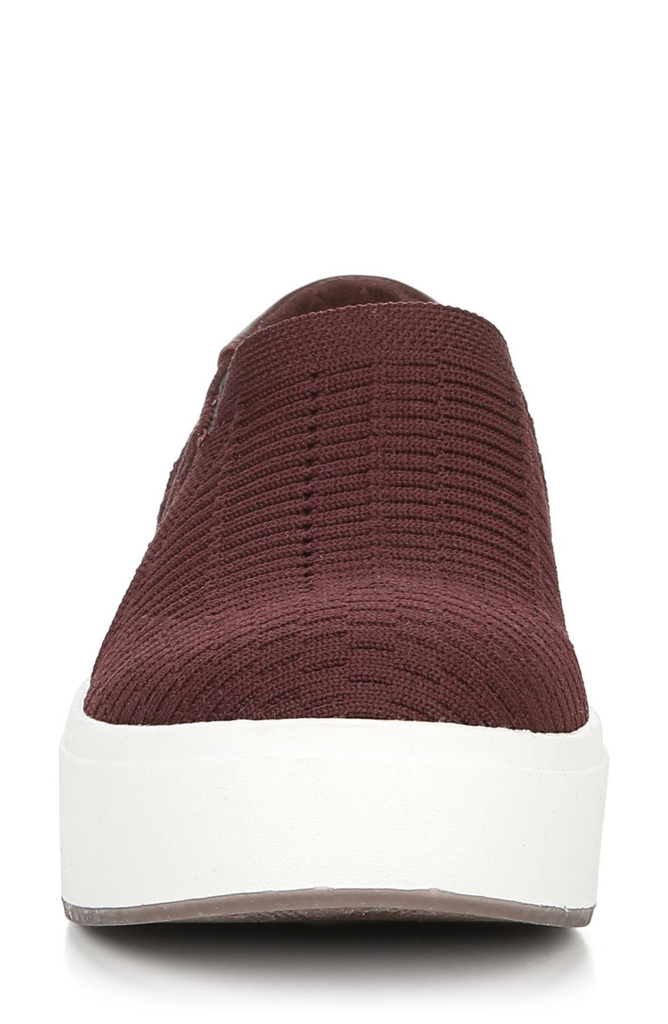 Abbot Slip-On Sneaker, Alternate, color, BORDEAUX RED KIT FABRIC