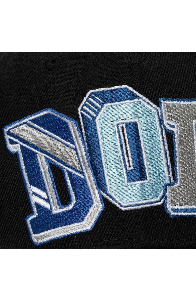 Mitchell & Ness Men's Mitchell & Ness Black Los Angeles Dodgers Hyper Type Pro Crown Snapback Hat, Alternate, color, Black