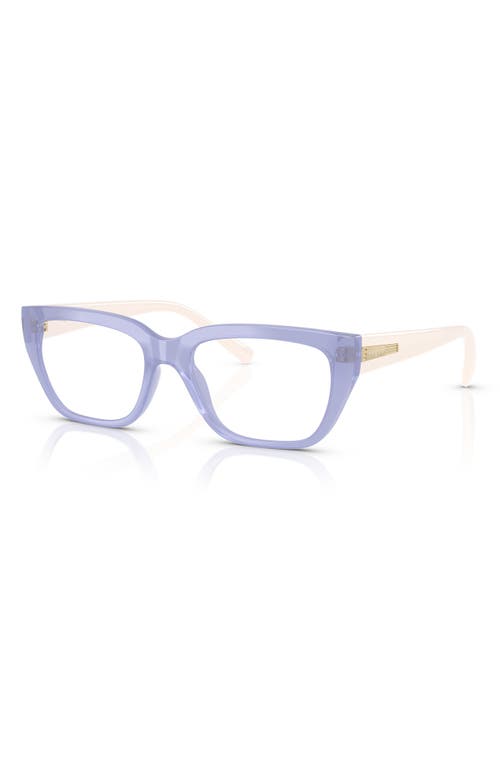 Vogue 53mm Pillow Optical Glasses In Purple
