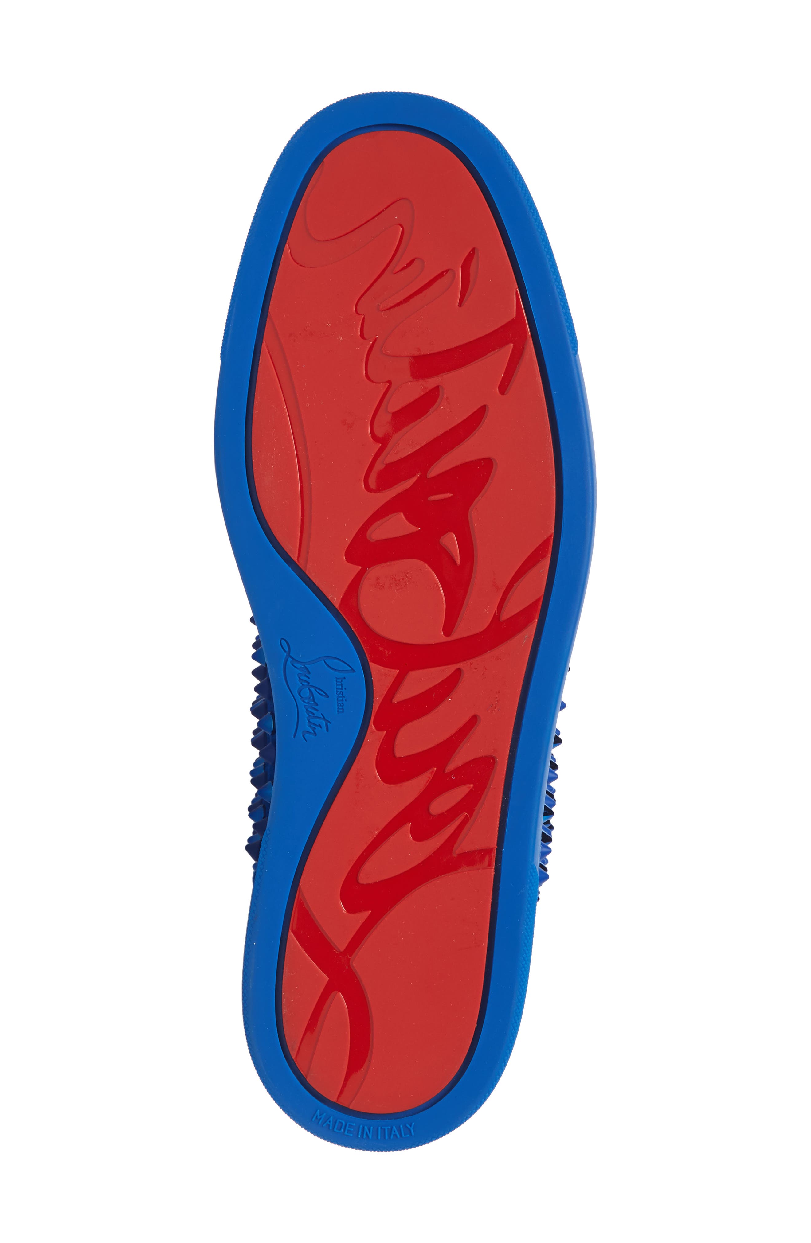 Christian Louboutin Louis Spikes High Top Sneaker, Alternate, color, 