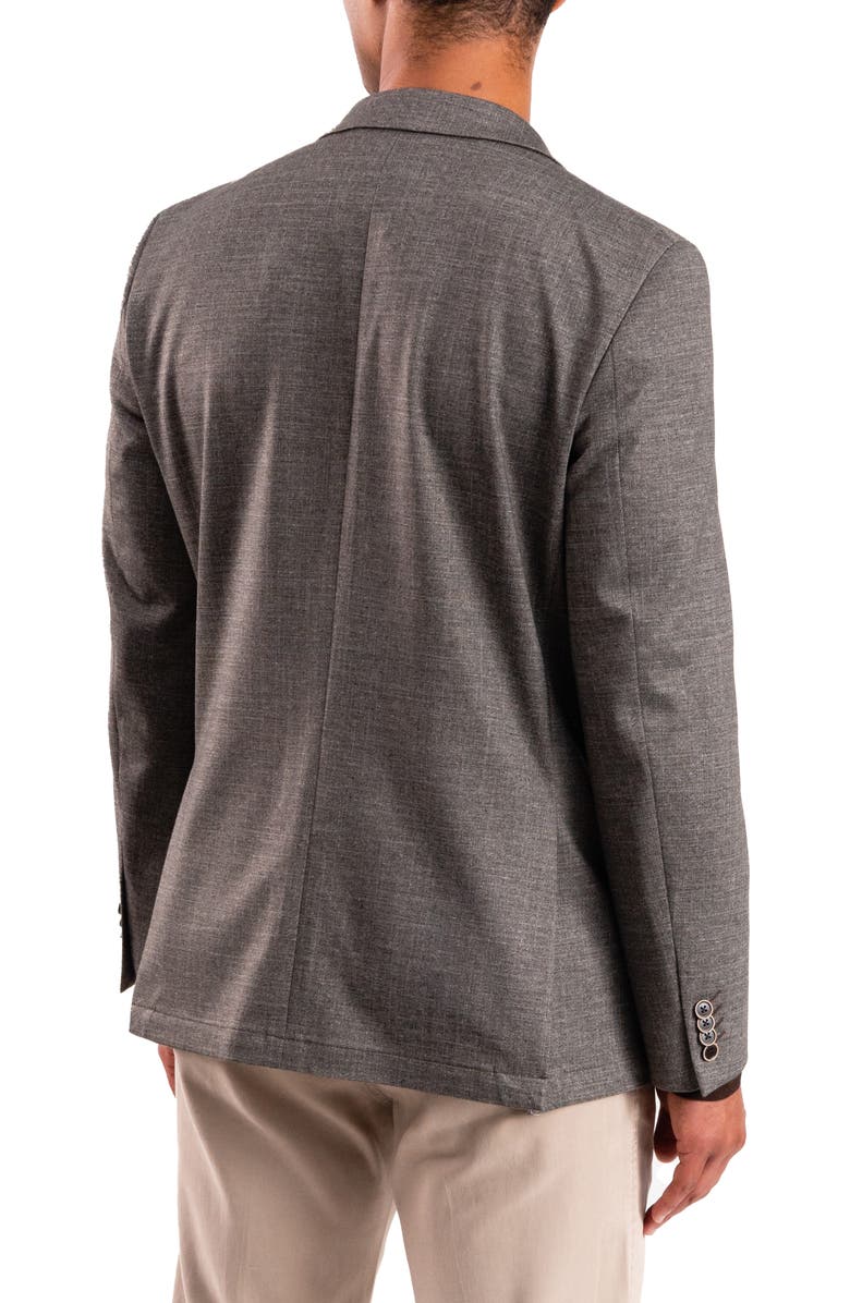 SAVILE ROW CO Brown Solid Sport Coat, Alternate, color, Brown