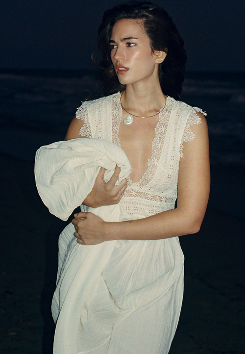 Sccollection Celine Necklace In White