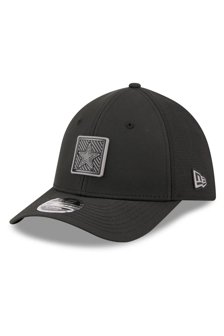 Men's New Era  Black Dallas Cowboys 2026 NFL Training Camp 39THIRTY Flex Hat, Alternate, color, Black