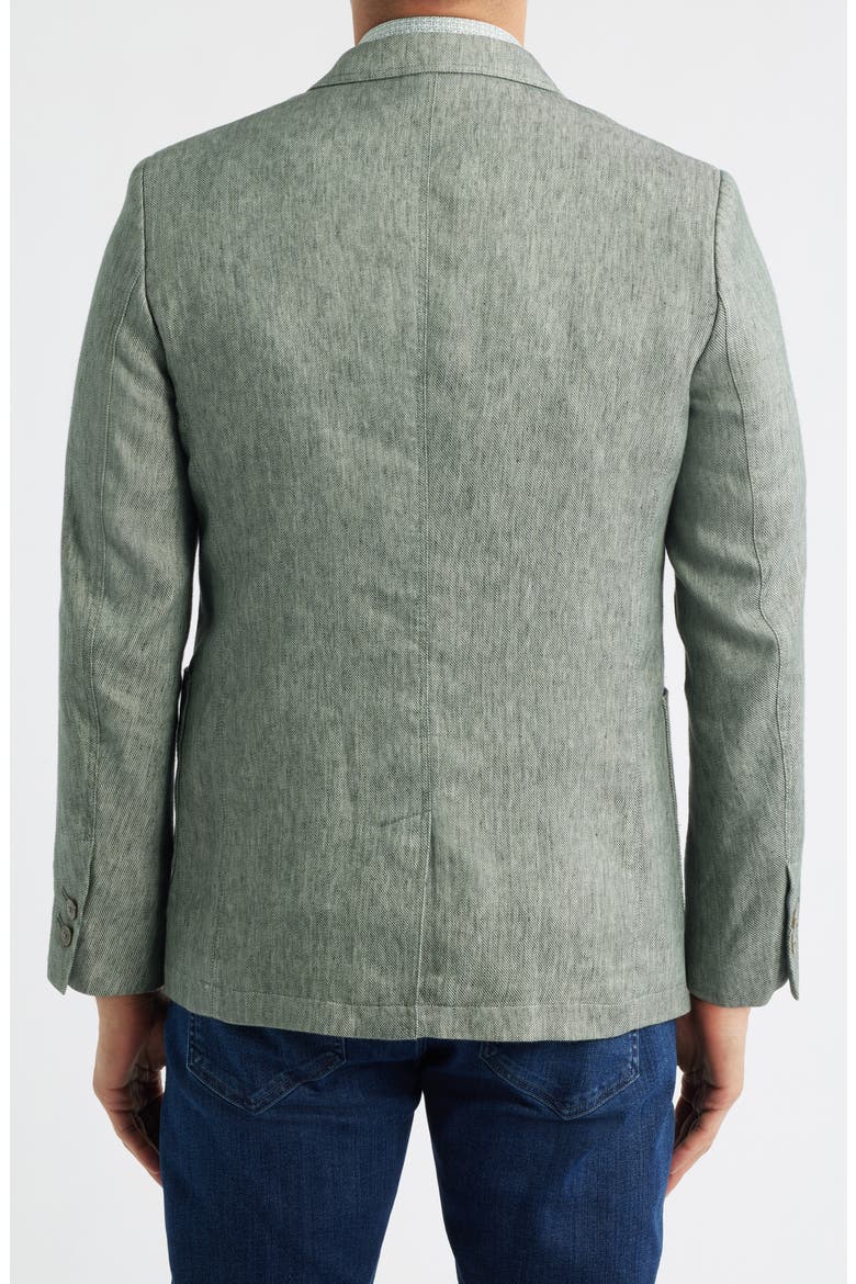Conley Linen Blend Blazer, Alternate, color, SAGE WASHED LINEN