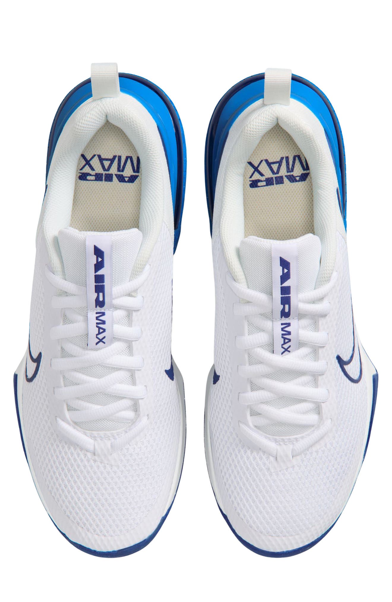 Air Max Alpha Trainer 6 Training Shoe, Alternate, color, WHITE/ DEEP ROYAL BLUE