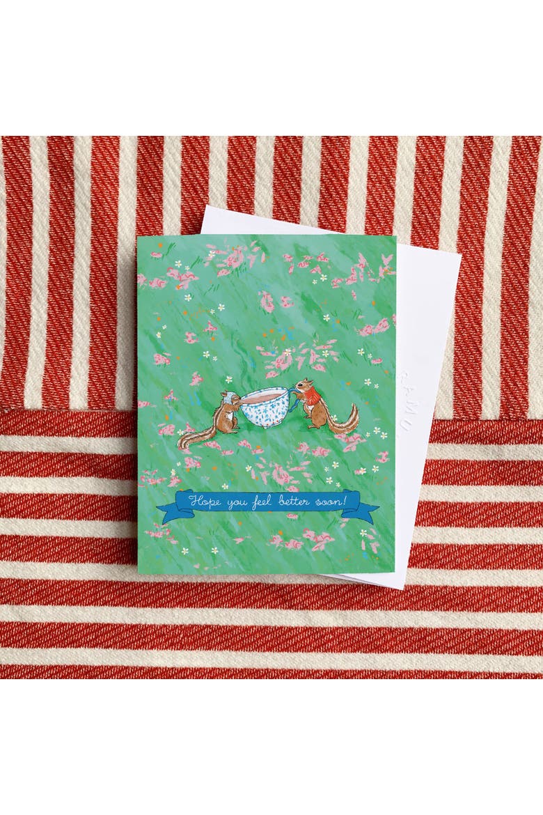 Sympathy Greeting Card Set, 'Petals Feel Better, Feel Better Chipmunks, Bunnies Love You', Alternate, color, Multi-Pack