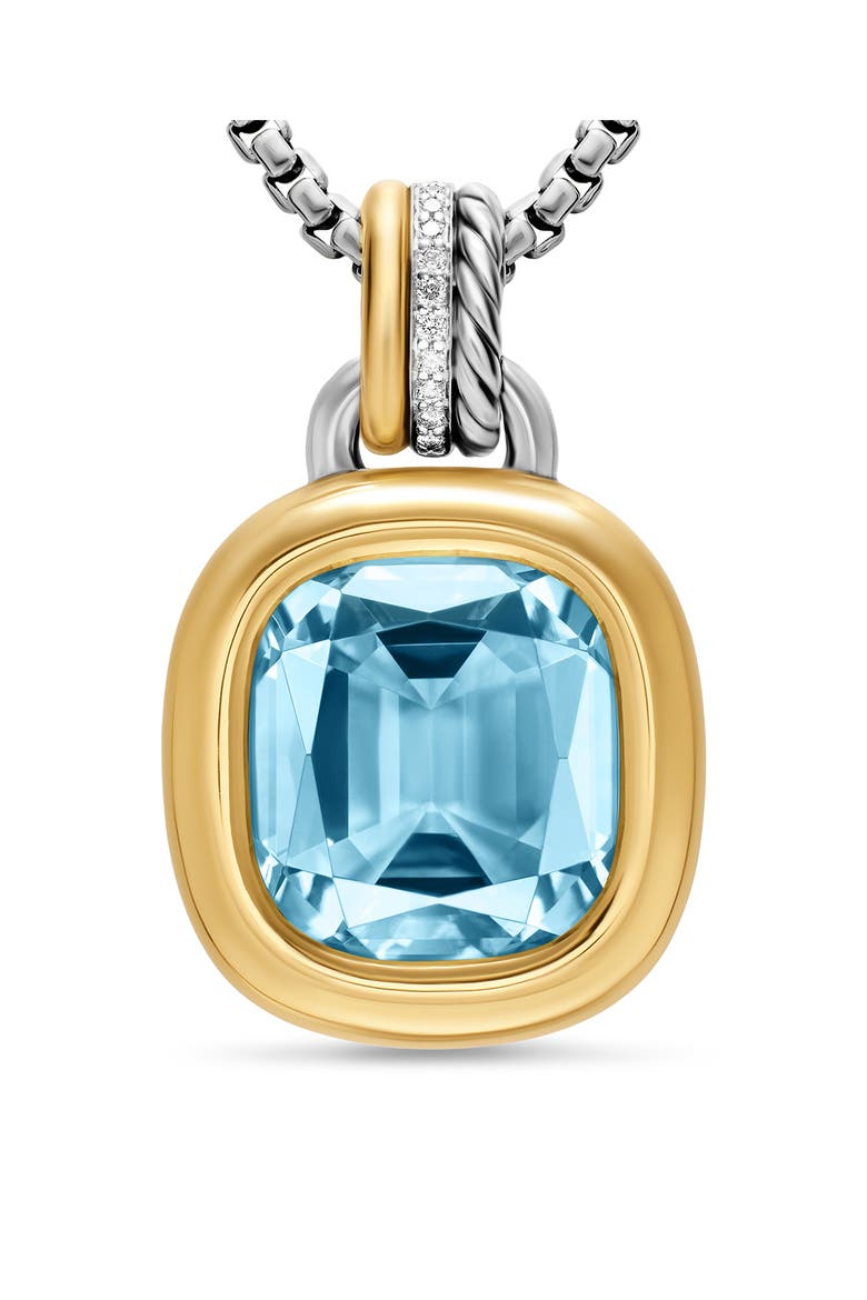 DY Mercer® Semiprecious Stone Amulet, Alternate, color, LIGHT BLUE S8