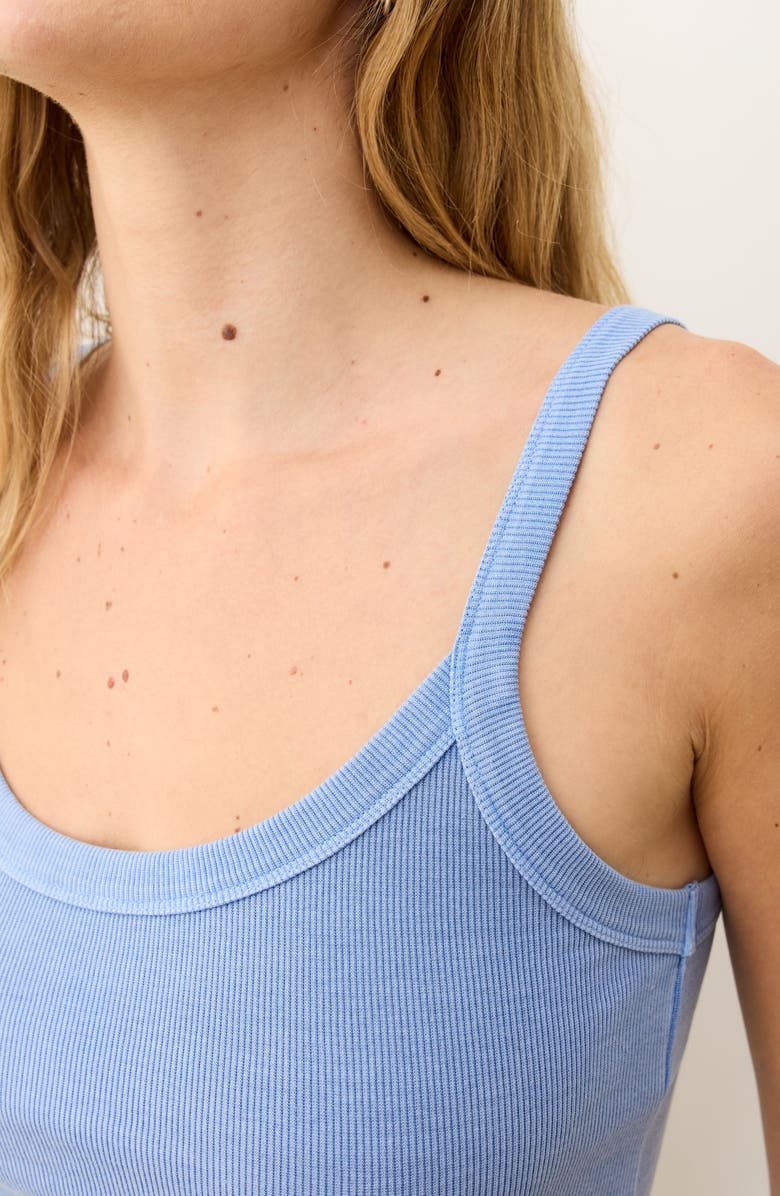 Marine Layer Lexi Sun-In Rib Tank, Alternate, color, Tide
