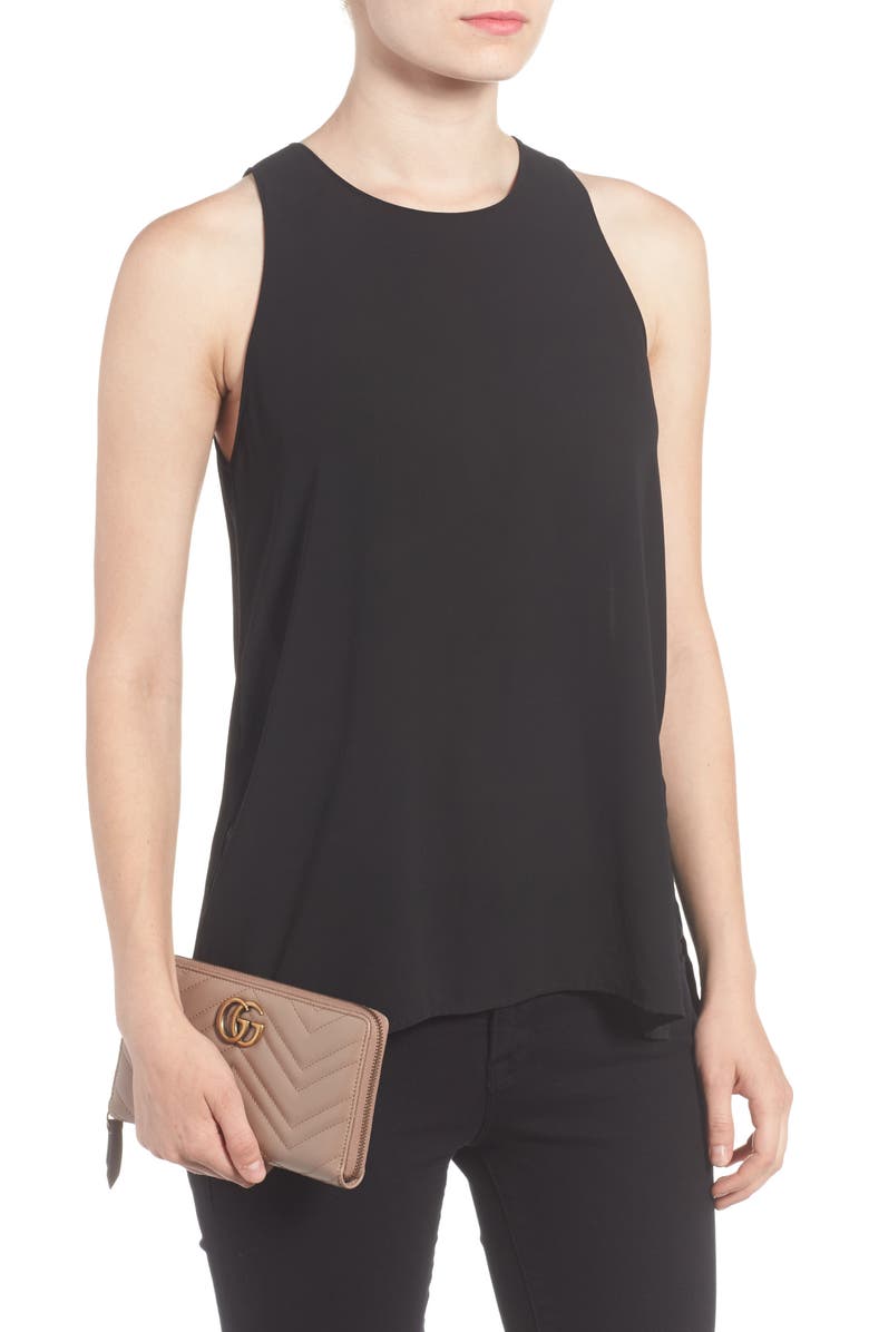 Gucci GG Matelassé Leather Zip Around Wallet, Alternate, color,