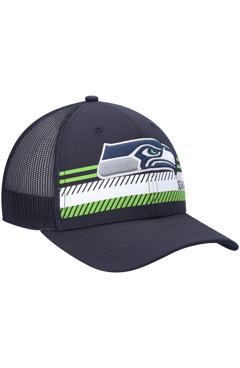 '47 Men's '47 College Navy Seattle Seahawks Cumberland Trucker Snapback Hat, Alternate, color, 