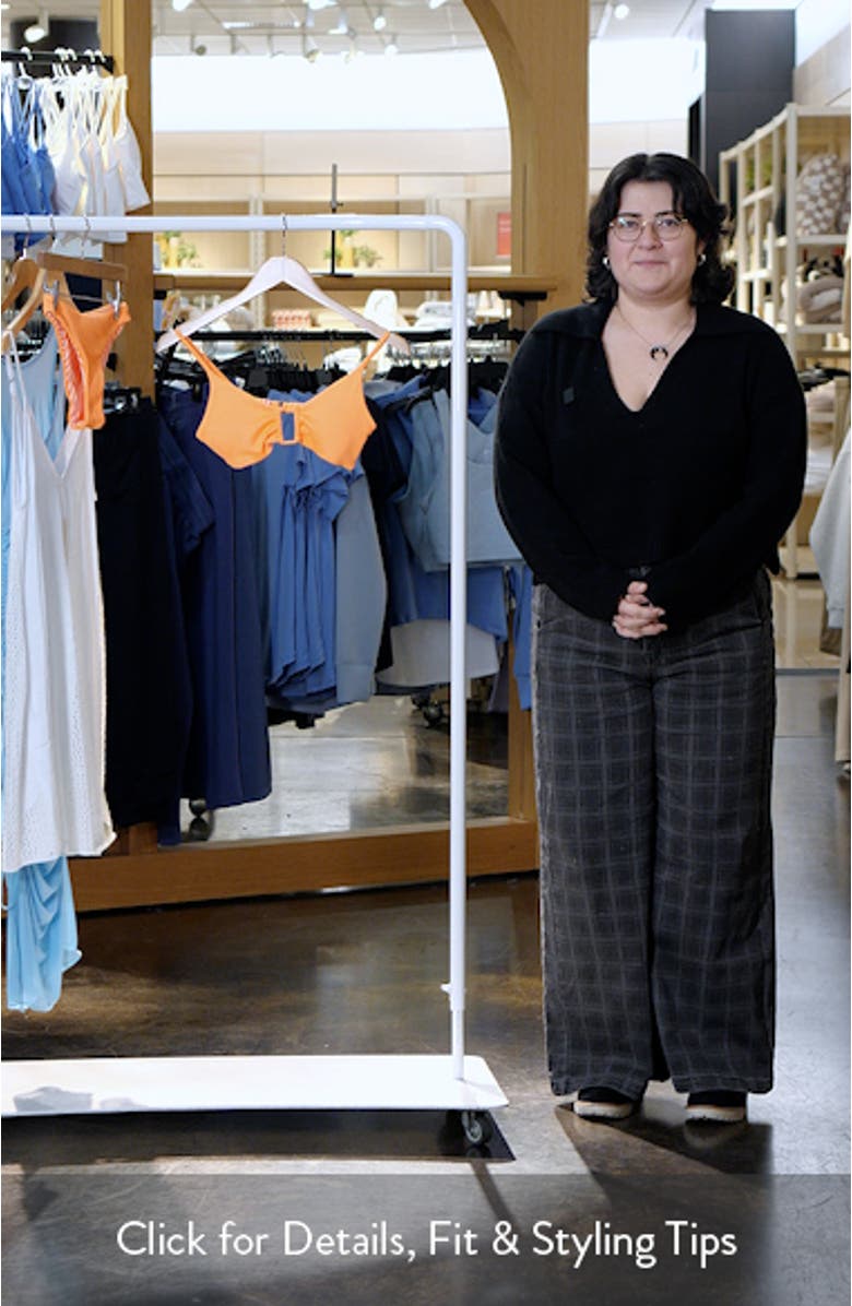 Neon Orange Bia Reversible Bikini Top, sales video thumbnail