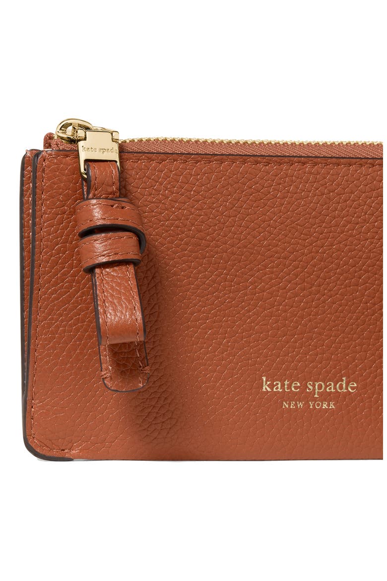 loop pebbled leather card case, Alternate, color, SOUTHWEST DESERT