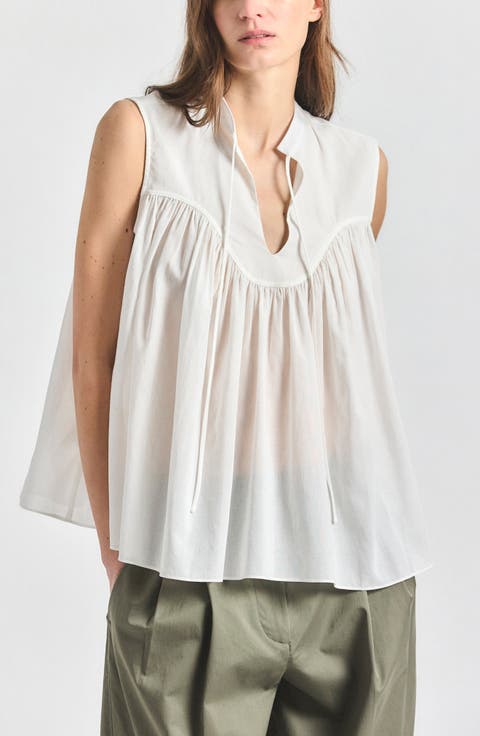 Chase Semisheer Sleeveless Top