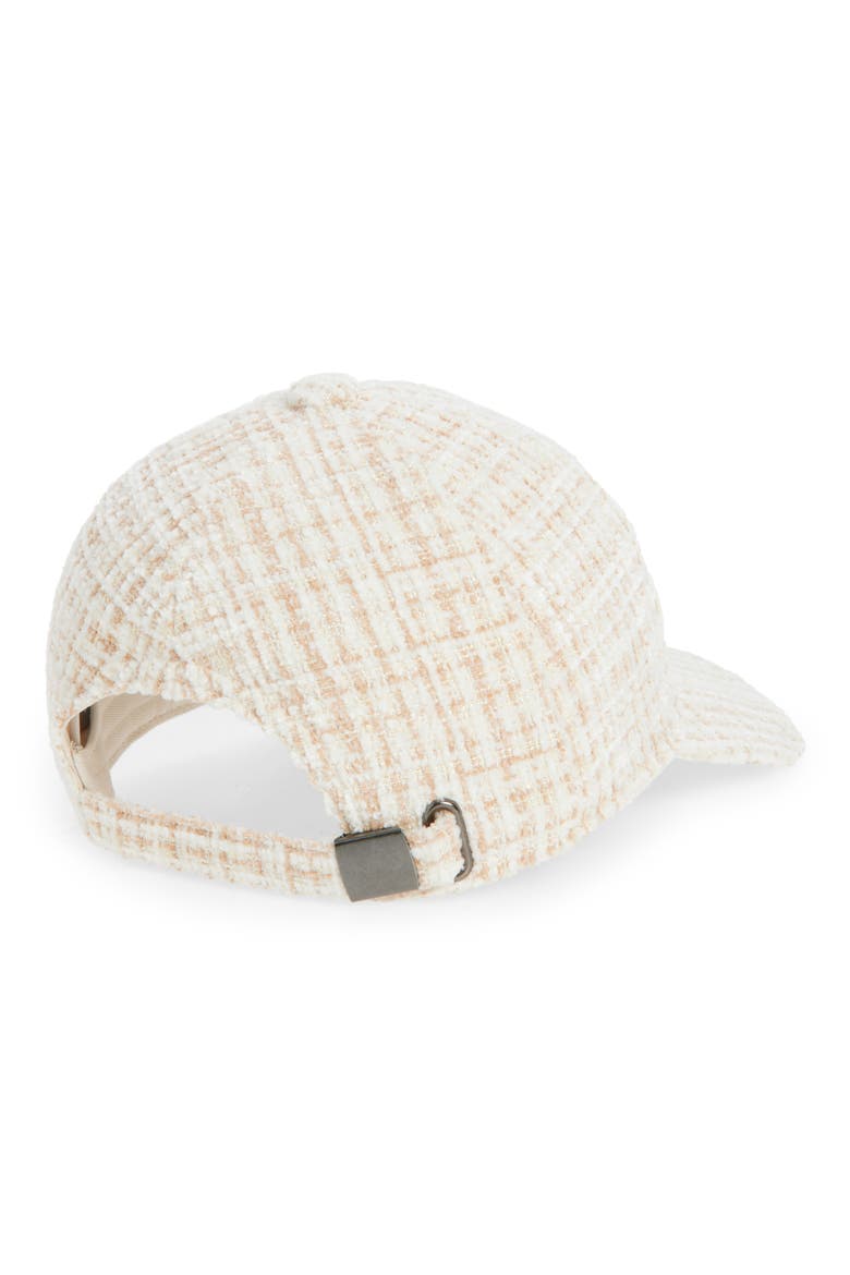 Tweed Baseball Cap, Alternate, color, TAN