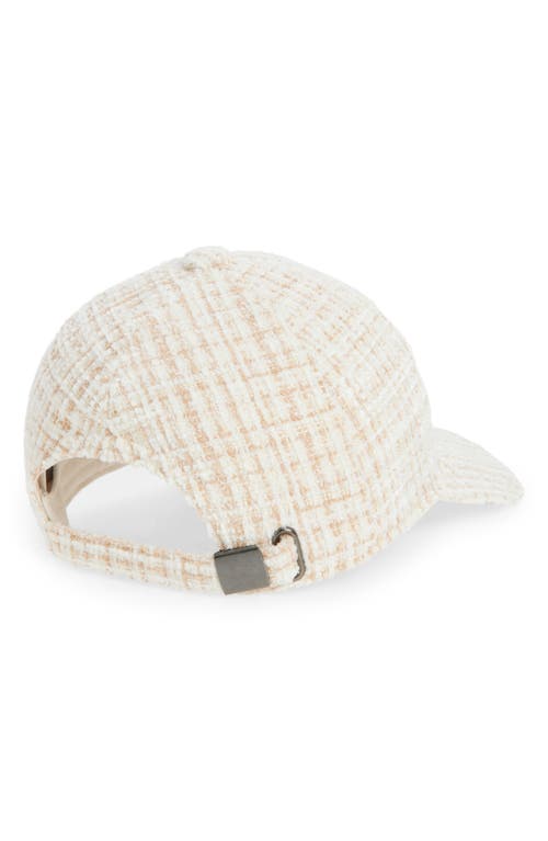 Nordstrom Tweed Baseball Cap In Neutral