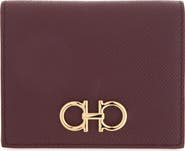 FERRAGAMO Gancini Leather French Wallet