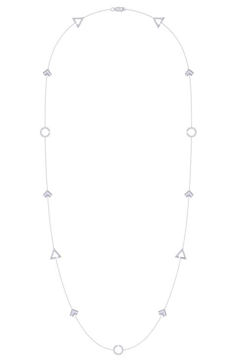 Avani Skyline Diamond Station Necklace