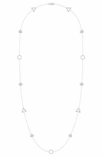 LuvMyJewelry Avani Skyline Diamond Station Necklace
