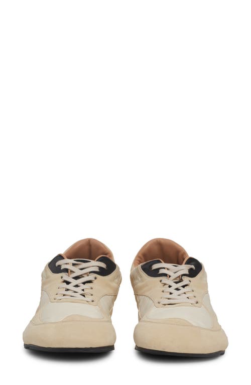 Bottega Veneta Orbit Lite Lace-up Suede And Nylon Sneakers