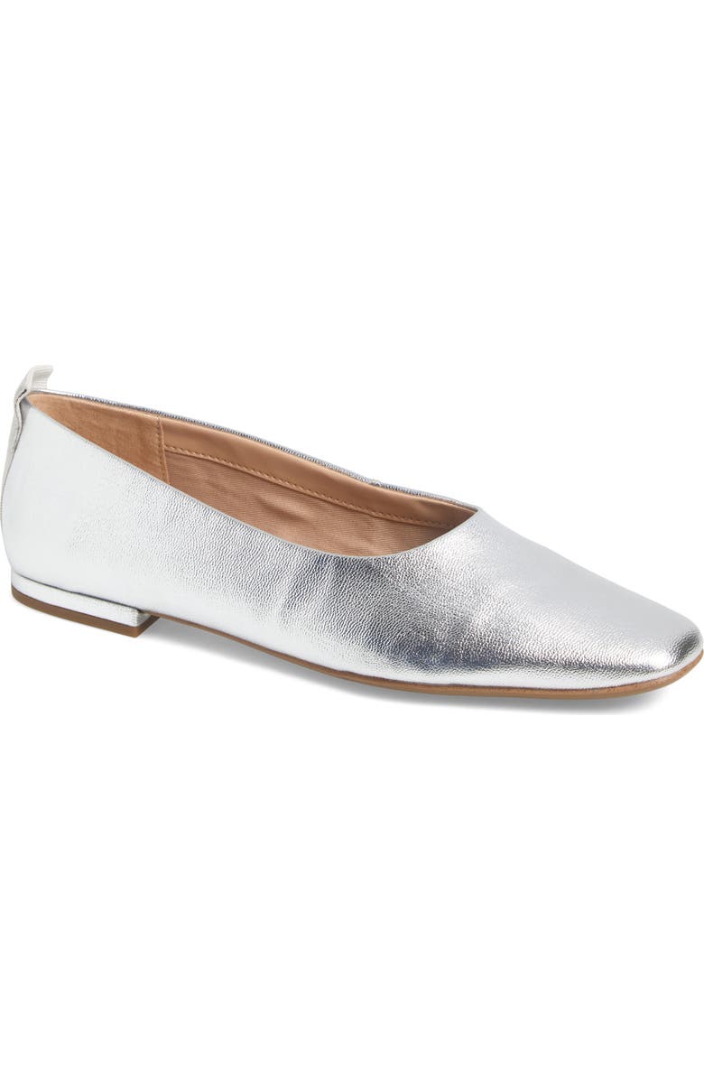 Franco Sarto Vana Flat, Main, color, Silver