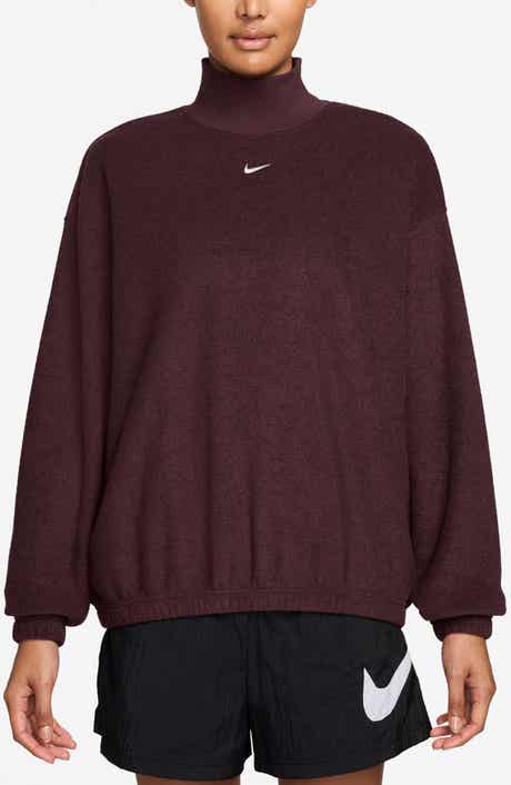 Phoenix Plush Cozy Oversized Mock Neck Sweatshirt