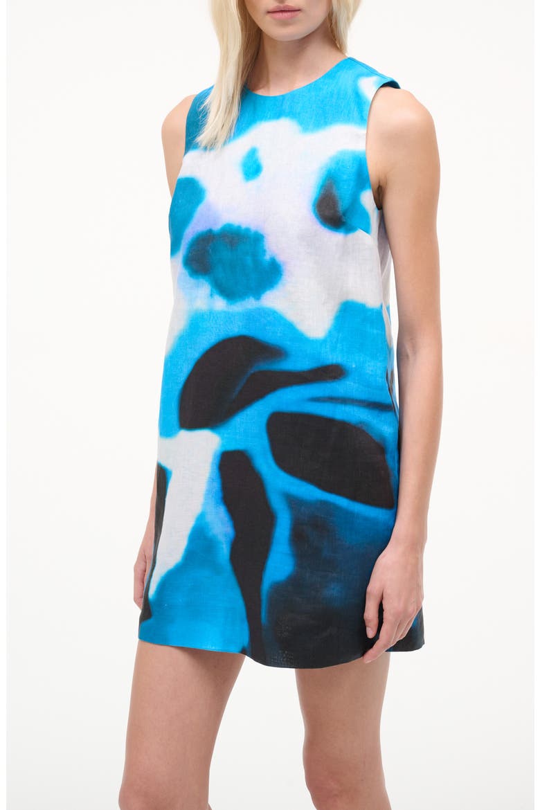 Brea Linen Dress, Alternate, color, BLUE HAZE