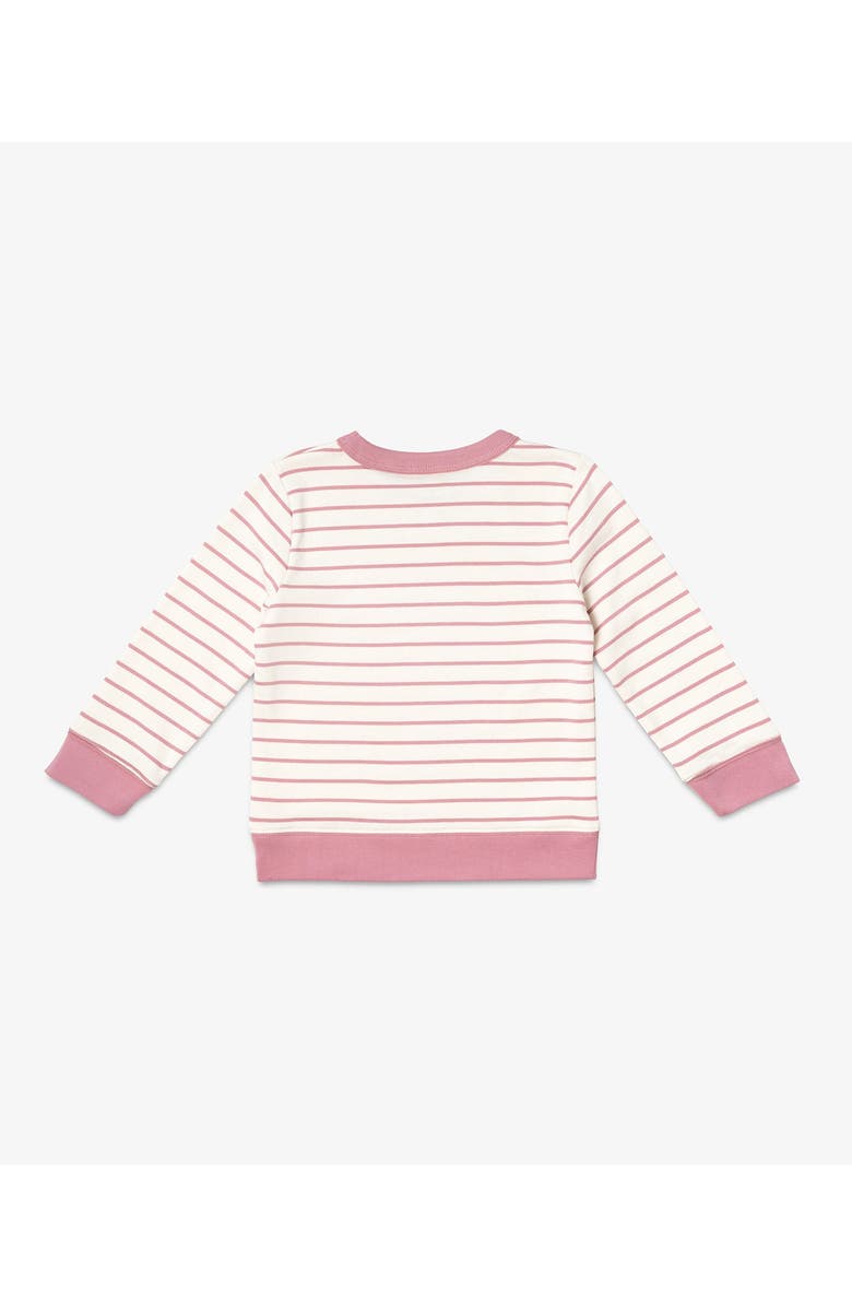 Oso and Me Remy Sweatshirt, Alternate, color, Rose Stripe