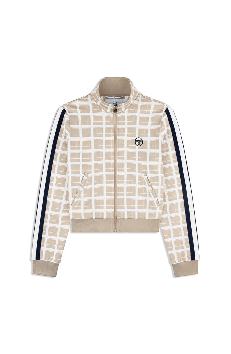 Sergio Tacchini Women's Damarindo Check Track Jacket, Alternate, color, Humus